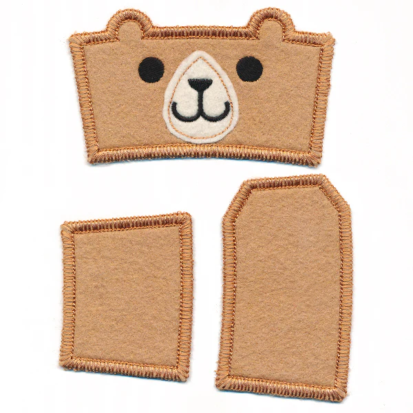 Coffee Cup Cozy - Bear (In-the-Hoop) - Image 5