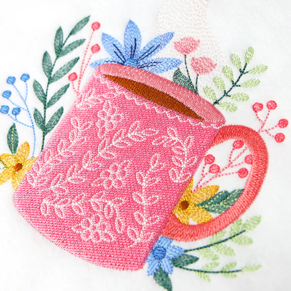 Coffee Time and Blooms - Image 2