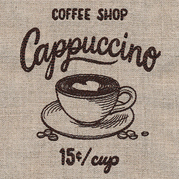 Coffeehouse Sign - Cappuccino - Image 4