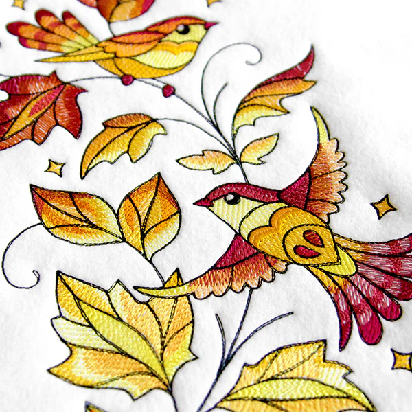 Color Theory Birds in Autumn - Image 2