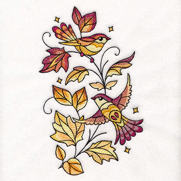 Color Theory Birds in Autumn - Image 5