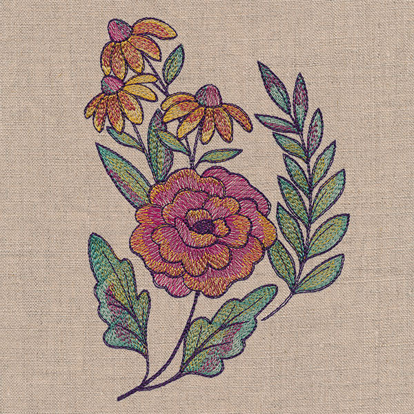 Color Theory Fall Bouquet Accent - Image 2