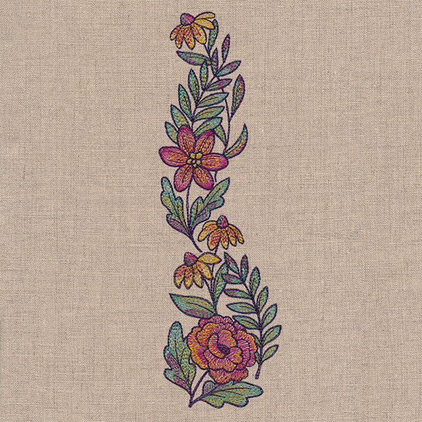Color Theory Fall Bouquet Border - Image 2