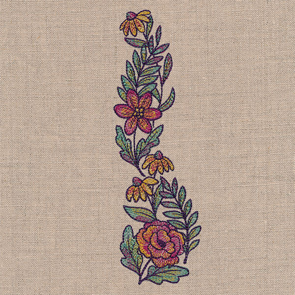 Color Theory Fall Bouquet Border - Image 4