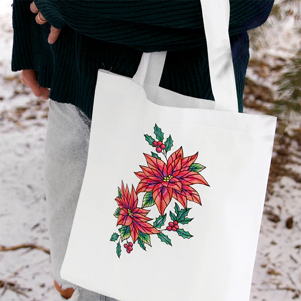 Color Theory Poinsettia Spray - Image 2