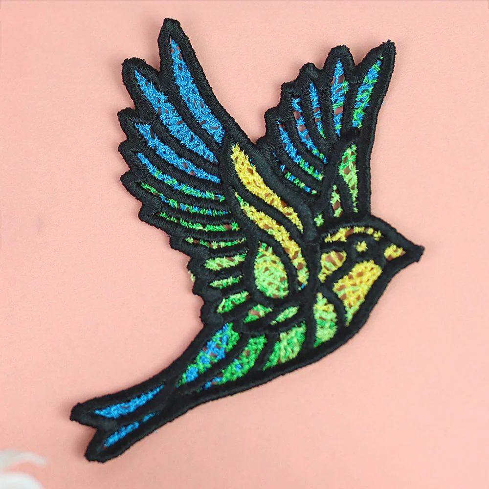 Colorful Bird in Flight 1 (Lace) - Image 4