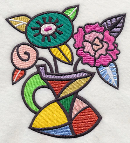 Colorful Cubist Bouquet - Image 2