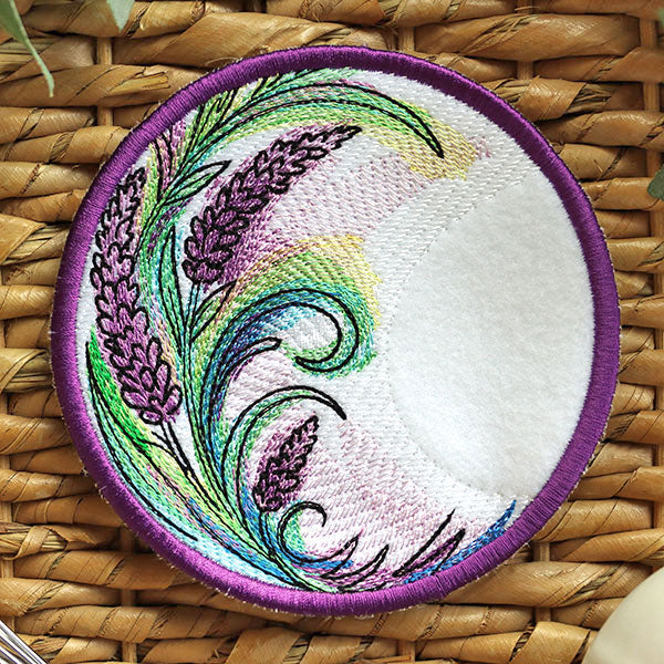 Colorful Lavender Coaster (In-the-Hoop) - Image 5
