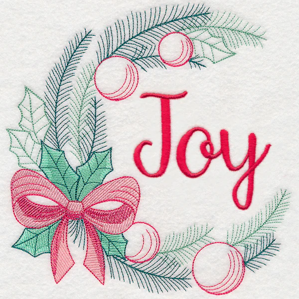 Colors of Christmas Wreath - Joy - Image 6
