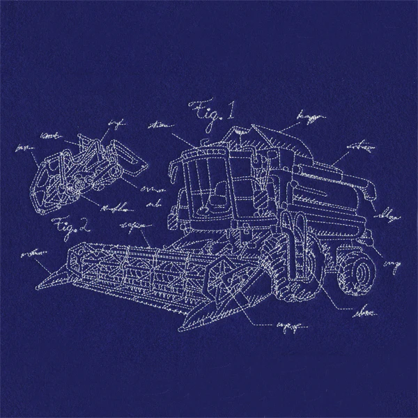 Combine Harvester Schematic - Image 2