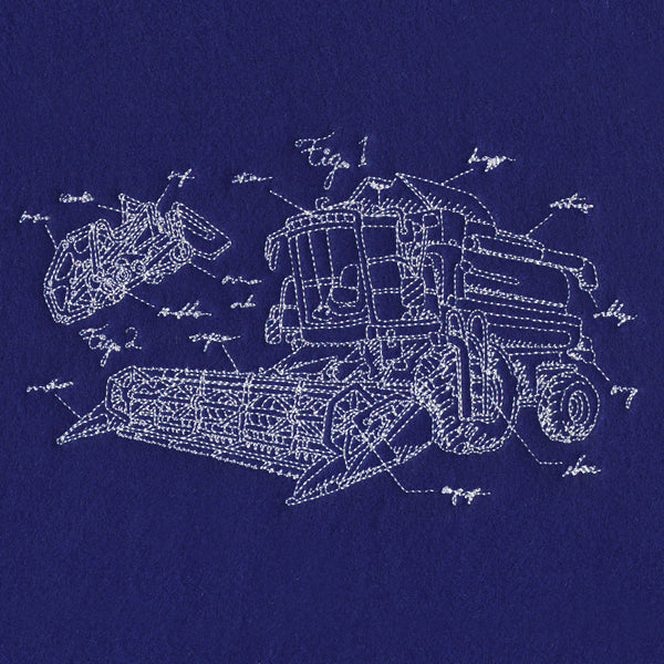 Combine Harvester Schematic - Image 4
