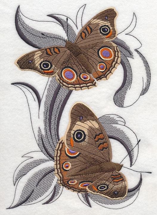 Common Buckeye Butterflies with Baroque Background - Image 5