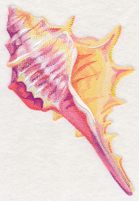 Conch Shell in Watercolor - Image 2