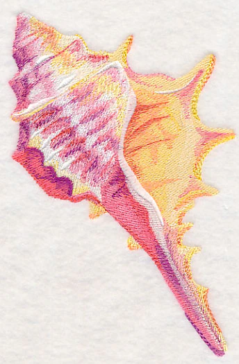 Conch Shell in Watercolor - Image 4