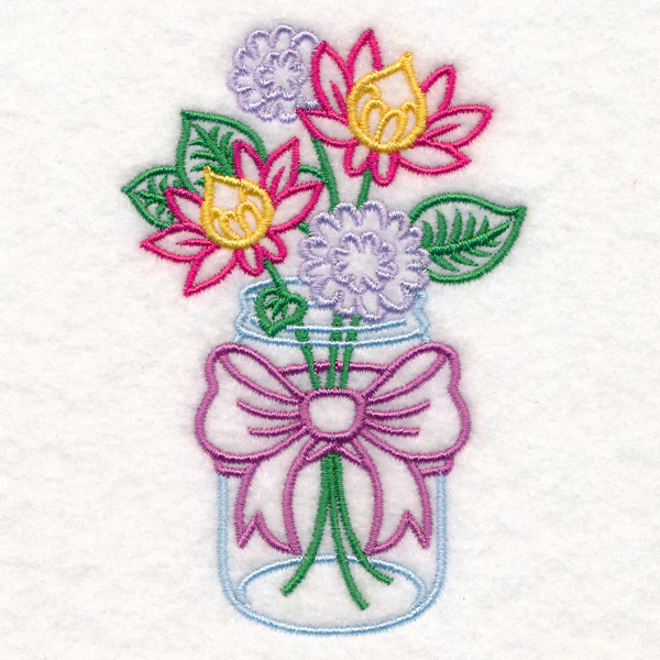 Coneflower Canning Jar (Vintage) - Image 5