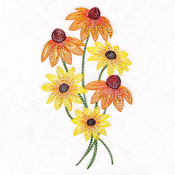 Coneflowers and Black-Eyed Susans Bouquet - Image 2