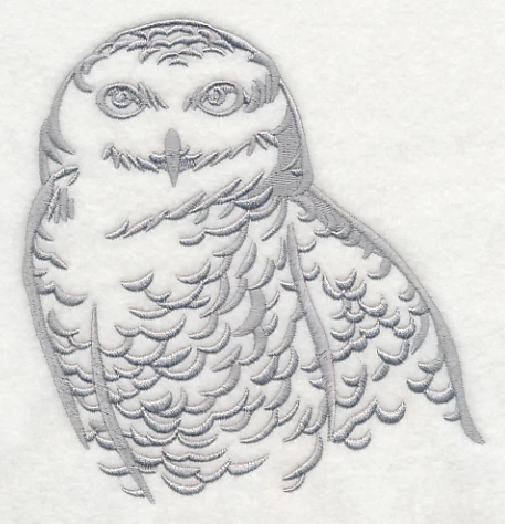 Cool Silhouette Snowy Owl - Image 4