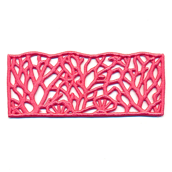 Coral Splash Candle Wrap (Lace) - Image 5