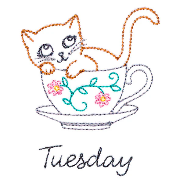 Cottage Kitty on Tuesday (Vintage) - Image 2