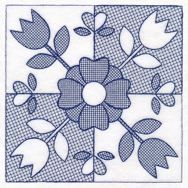 Cottage Nostalgia Quilting - Tulips (Trapunto) - Image 3