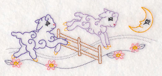 Counting Sheep Border (Vintage) - Image 4