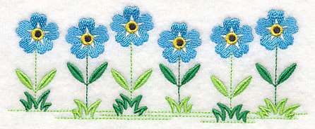 Country Charm Border - Forget-Me-Not - Image 4