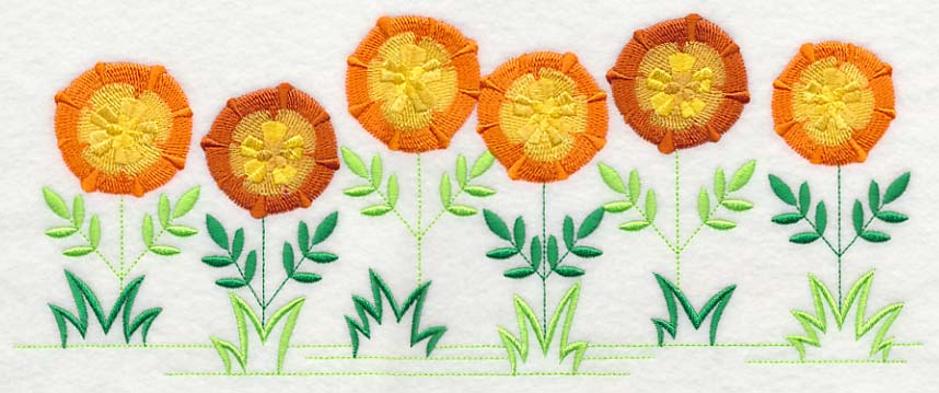 Country Charm Border - Marigold - Image 6