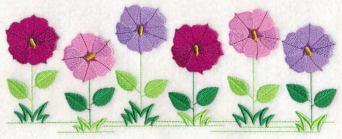 Country Charm Border - Petunia - Image 2