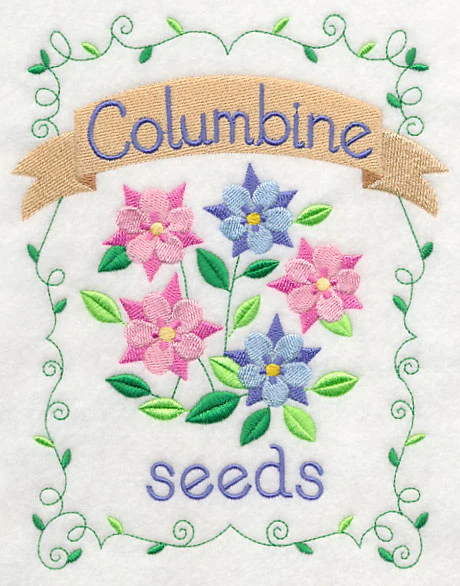 Country Charm Seed Packet - Columbine - Image 2