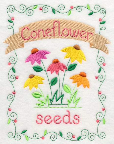 Country Charm Seed Packet - Coneflower - Image 2