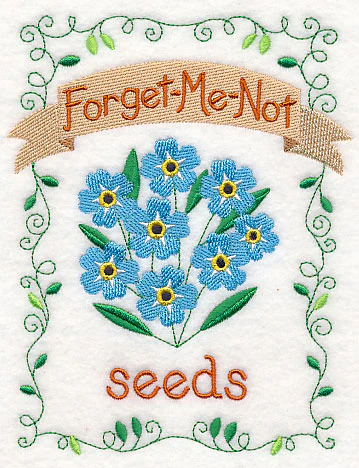 Country Charm Seed Packet - Forget-Me-Not - Image 4