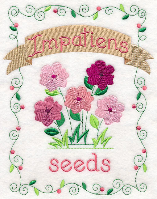 Country Charm Seed Packet - Impatiens - Image 6
