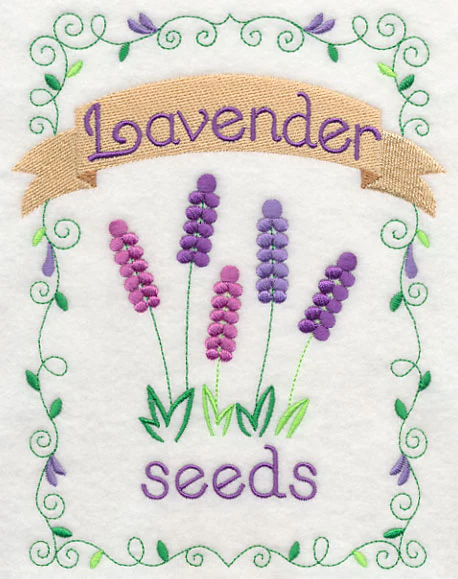 Country Charm Seed Packet - Lavender - Image 2