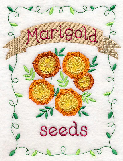 Country Charm Seed Packet - Marigold - Image 3