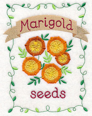 Country Charm Seed Packet - Marigold - Image 4