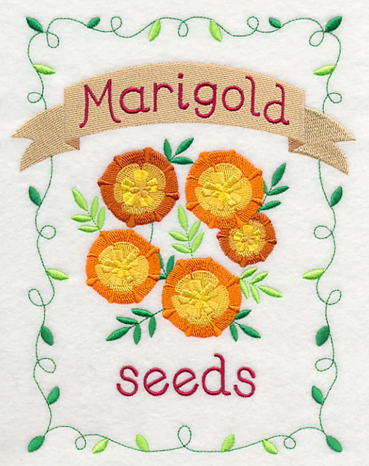 Country Charm Seed Packet - Marigold - Image 6