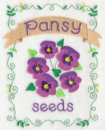 Country Charm Seed Packet - Pansy - Image 4
