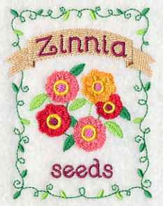 Country Charm Seed Packet - Zinnia - Image 5