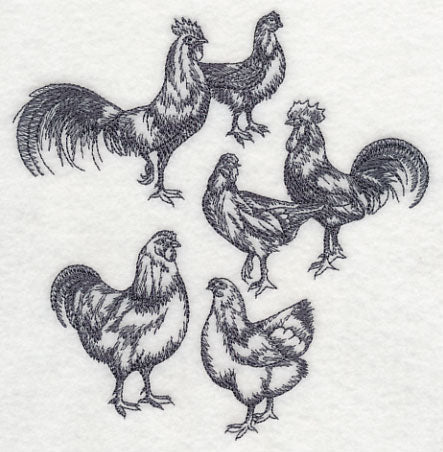 Country Chicken Sketch - Image 3