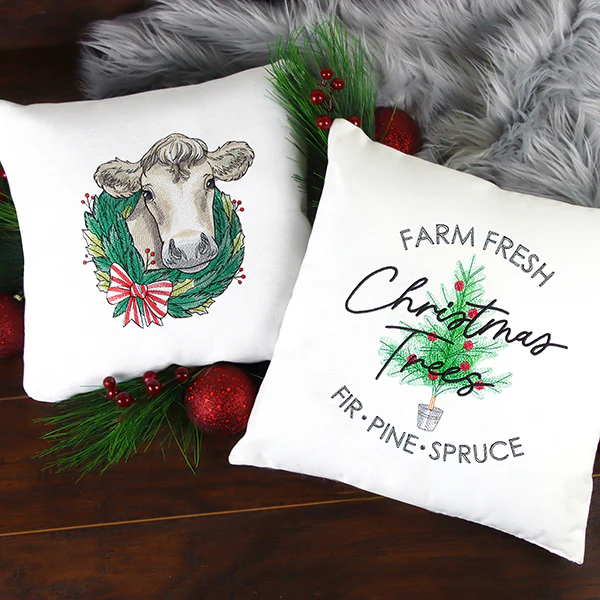 Country Christmas Cow - Image 9