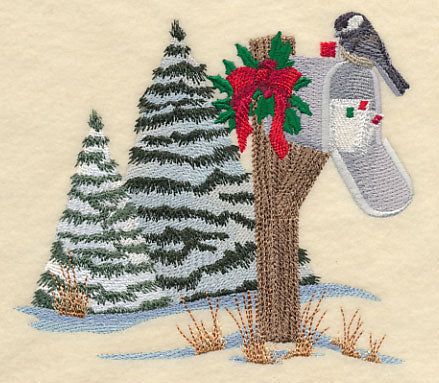 Country Christmas Mailbox - Image 3
