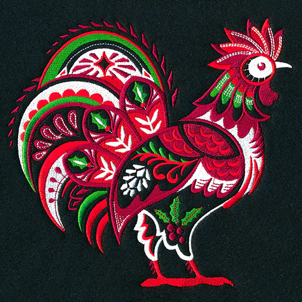 Country Christmas Rooster - Image 11
