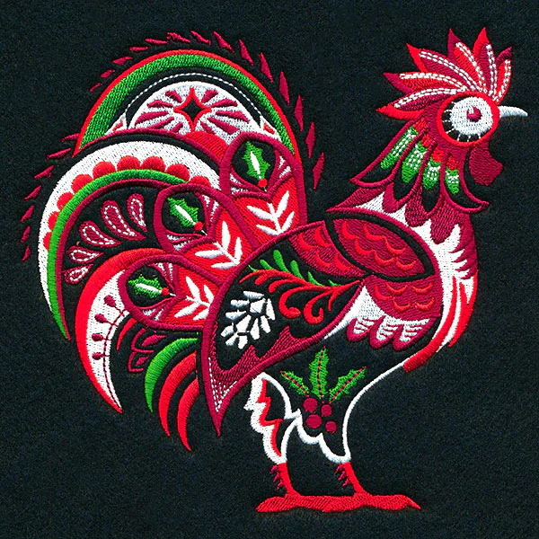 Country Christmas Rooster - Image 5