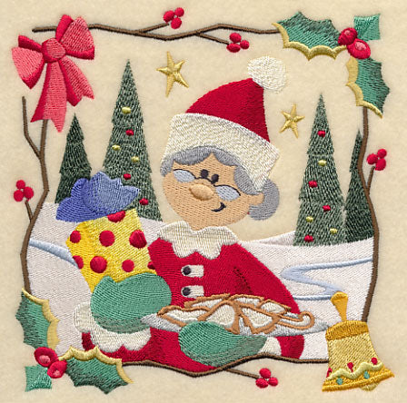 Country Christmas Square - Mrs. Claus - Image 3