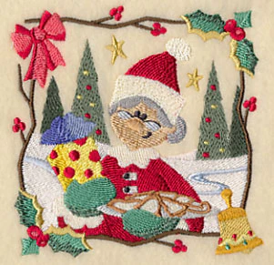Country Christmas Square - Mrs. Claus - Image 5
