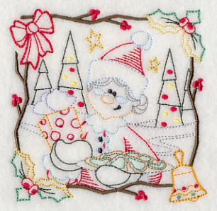 Country Christmas Square - Mrs. Claus (Vintage) - Image 5