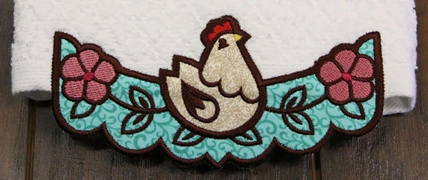 Country Cluck Border (Edgy Applique) - Image 2