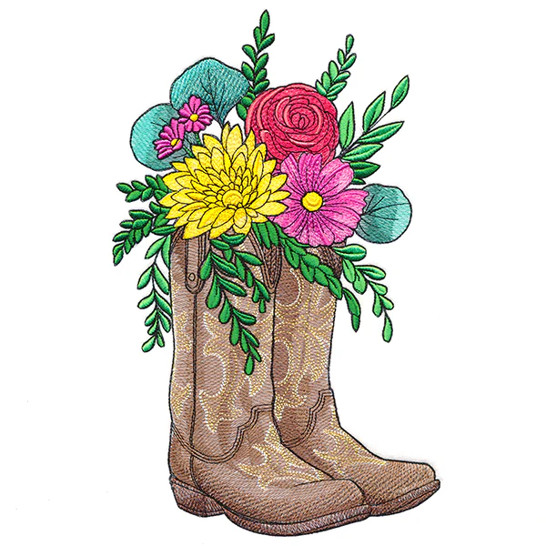 Country Cowboy Boots Bouquet - Image 5