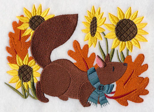 Country Squirrel in Autumn - Image 3