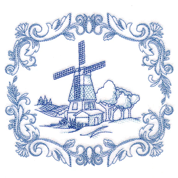 Countryside Farm Scene - Windmill - Image 4